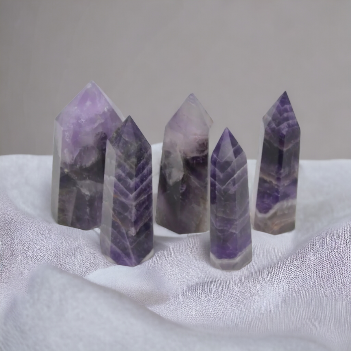 Amethyst Turm  || Dekoration Steine Mineralien Obelisk