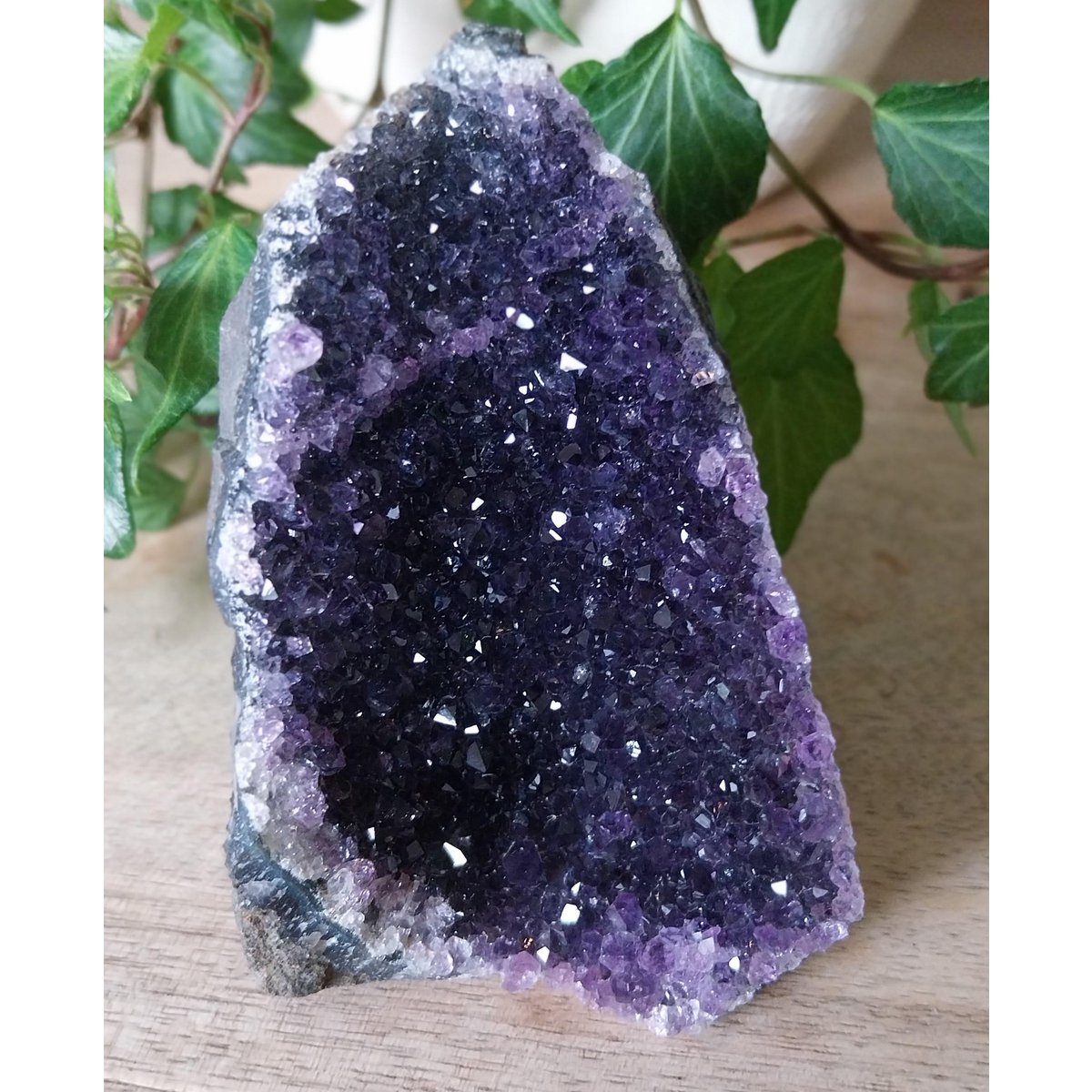 Amethyst auf der Basis