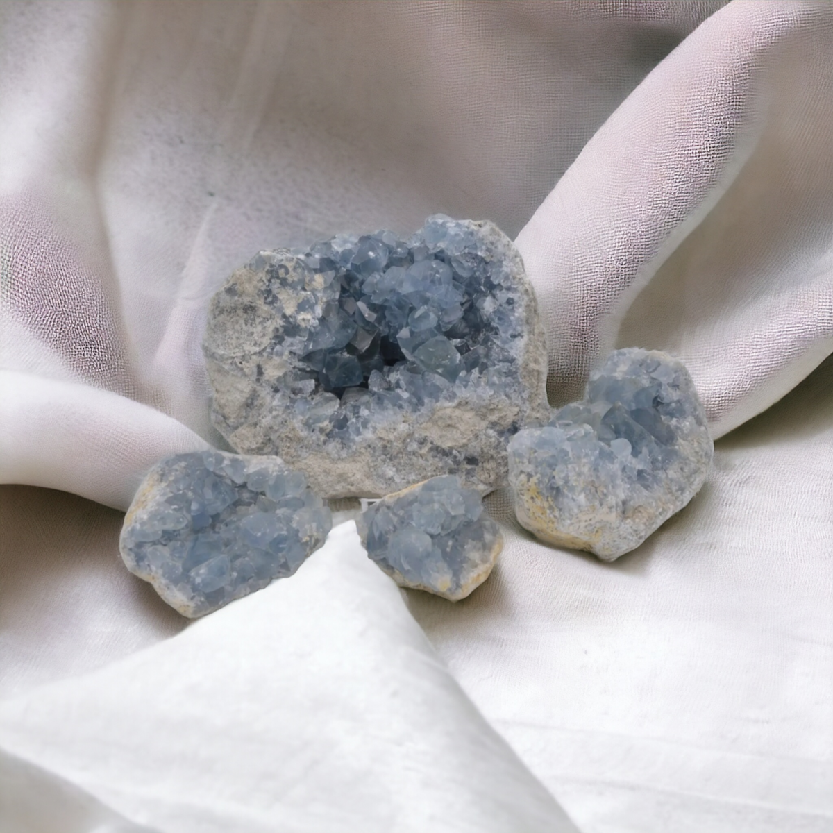 Celestien Geode || Mineralien, Kristalle, Edelsteine