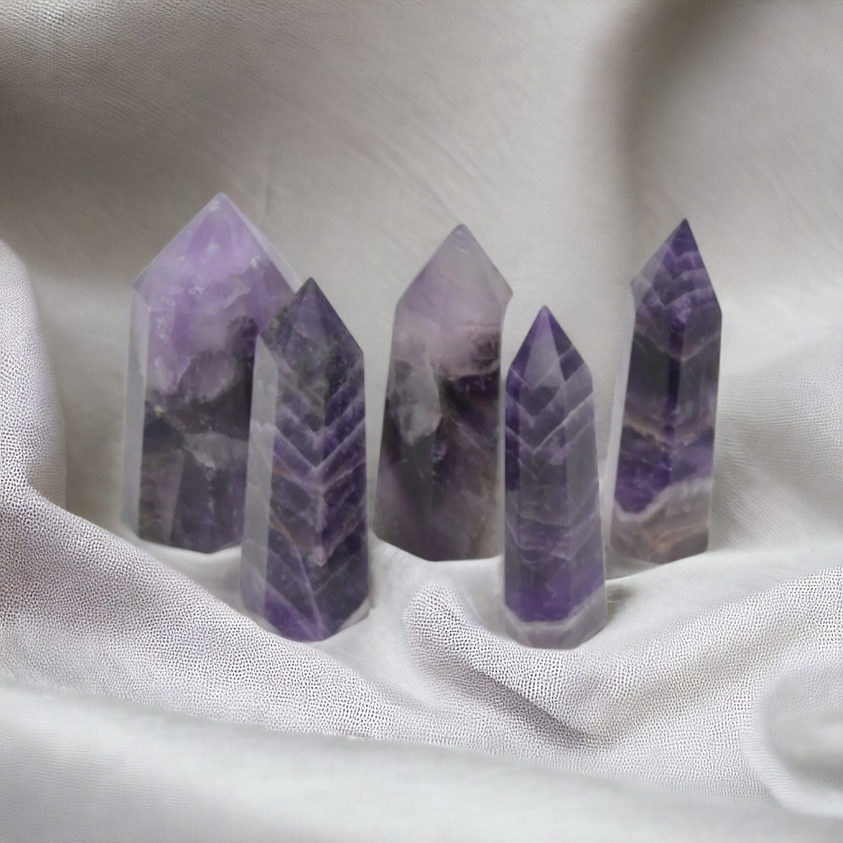 Amethyst Turm  || Dekoration Steine Mineralien Obelisk