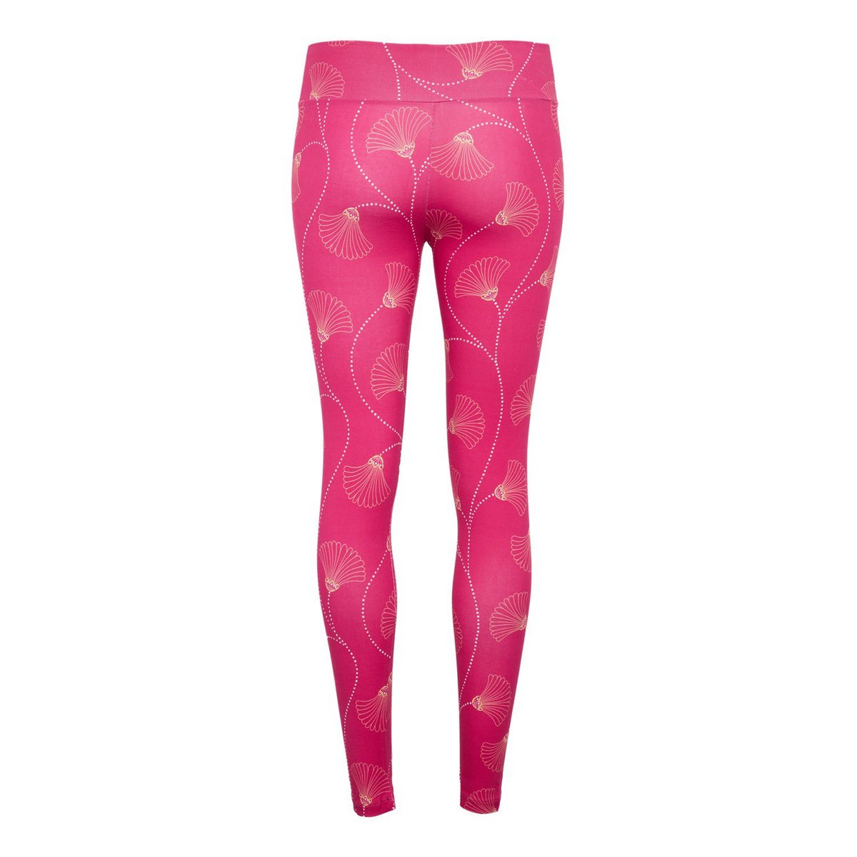 Leggins pink mit Blumenmuster